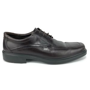 ECCO Mens BERLIN Brown Leather Oxford Sz 50, 16